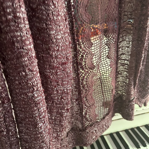 Charlotte Russe Maroon Cardigan - Picture 11 of 16